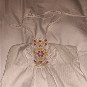 Lilly Pulitzer White Halter Dress